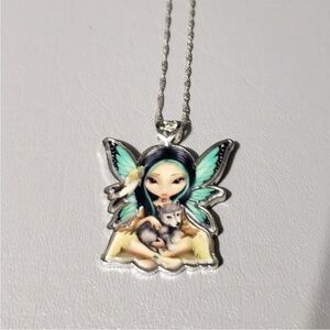 Vintage Native Fairy Necklace